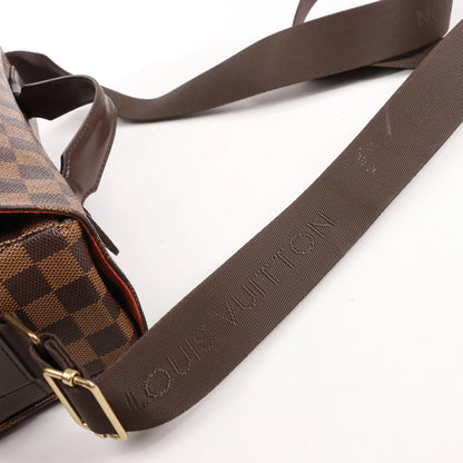 Louis Vuitton Broadway Damier Ebene Shoulder Bag in Brown N42270