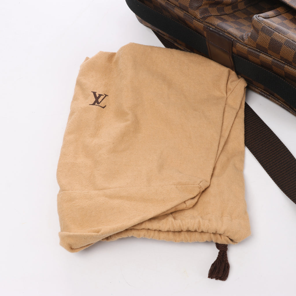 Louis Vuitton Broadway Damier Ebene Messenger Shoulder Bag in Brown N42270