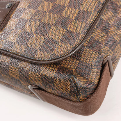 Louis Vuitton Damier Ebene Brooklyn MM Crossbody Bag in Brown N51211