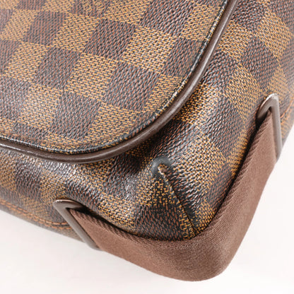 Louis Vuitton Damier Ebene Brooklyn MM Crossbody Bag in Brown N51211