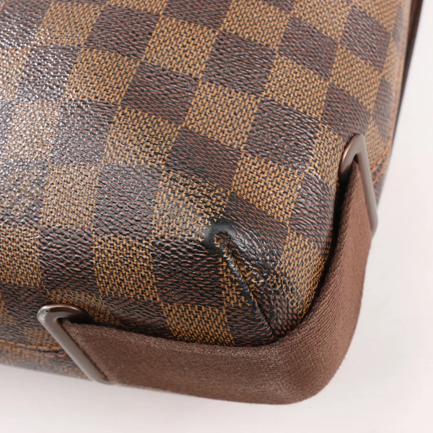 Louis Vuitton Damier Ebene Brooklyn MM Crossbody Bag in Brown N51211