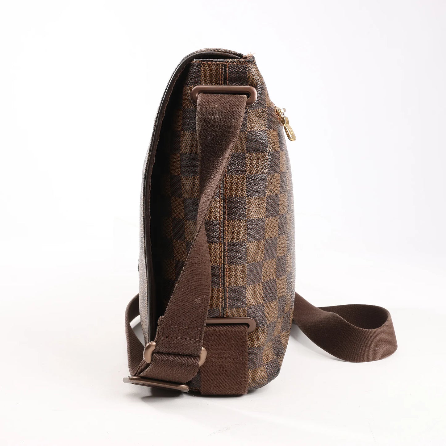 Louis Vuitton Damier Ebene Brooklyn MM Crossbody Bag in Brown N51211