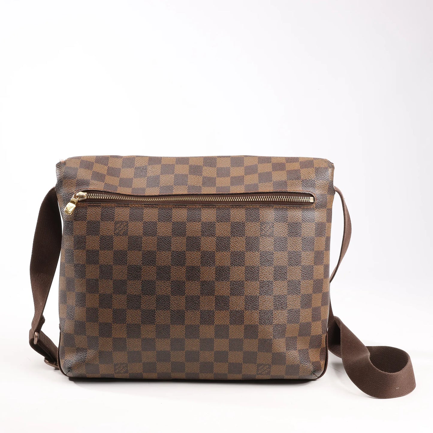 Louis Vuitton Damier Ebene Brooklyn MM Crossbody Bag in Brown N51211