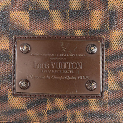 Louis Vuitton Damier Ebene Brooklyn MM Crossbody Bag in Brown N51211
