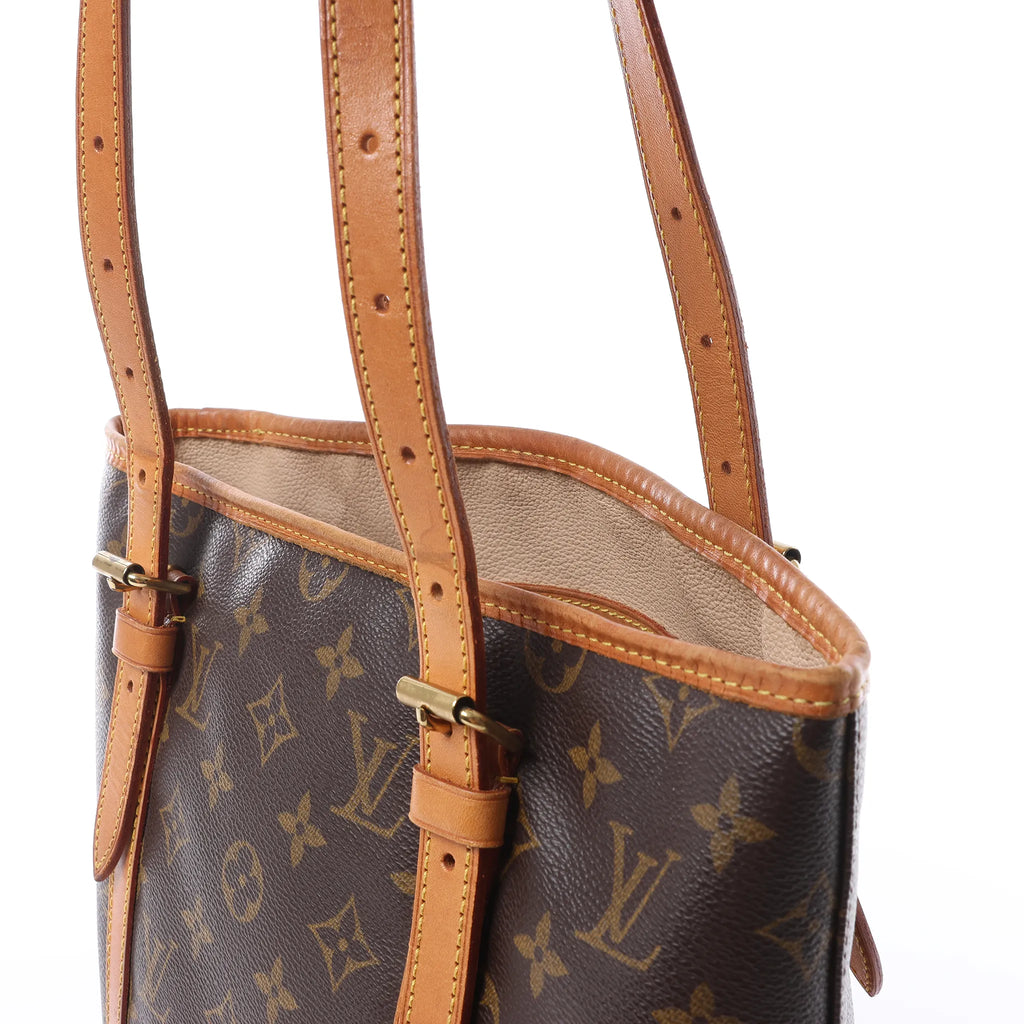 Louis Vuitton Bucket GM Monogram Canvas Shoulder Bag in Brown M42236