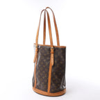 Louis Vuitton Bucket GM Monogram Canvas Shoulder Bag in Brown M42236