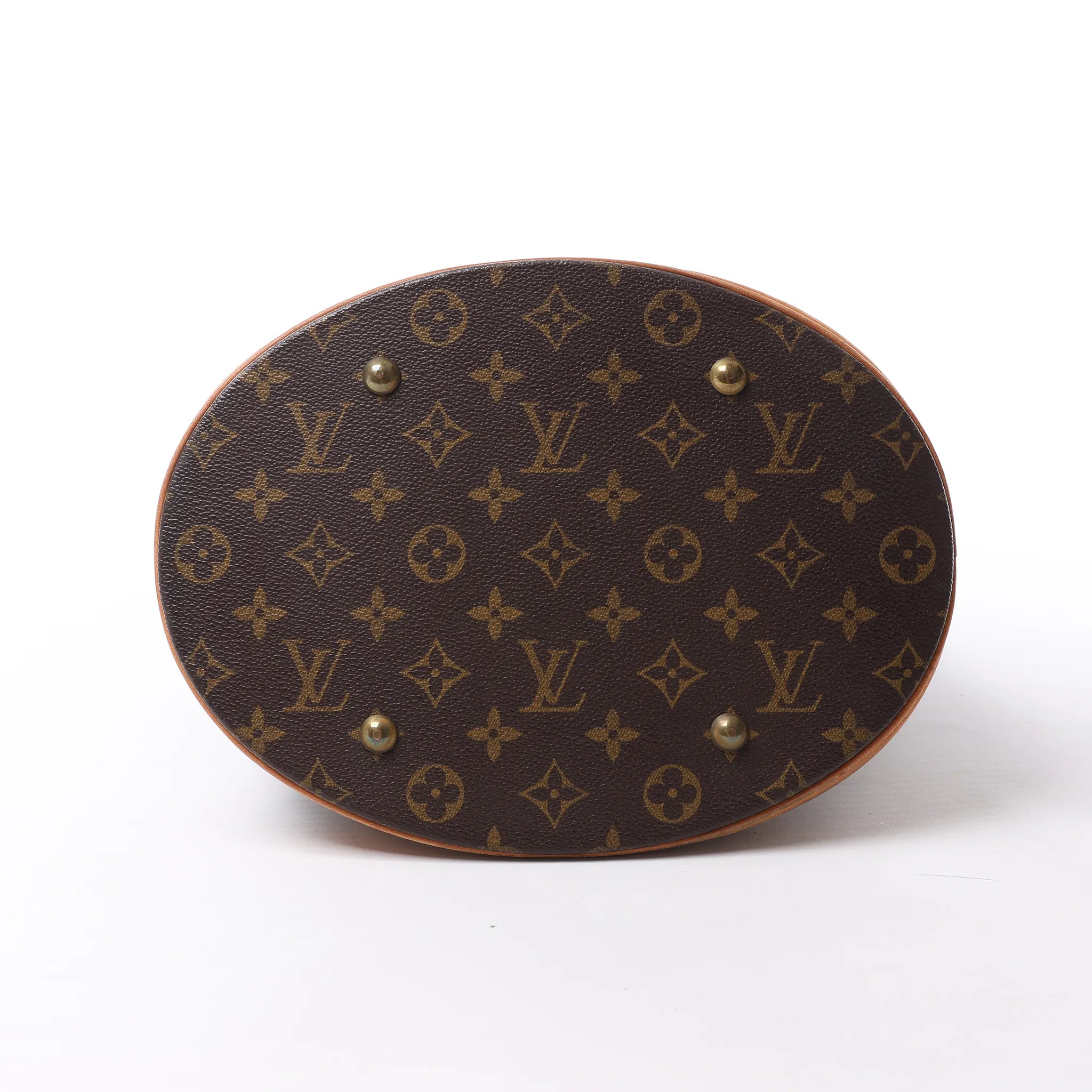 Louis Vuitton Bucket GM Monogram Canvas Shoulder Bag in Brown M42236