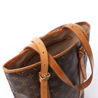 Louis Vuitton Bucket GM Monogram Canvas Shoulder Bag in Brown M42236