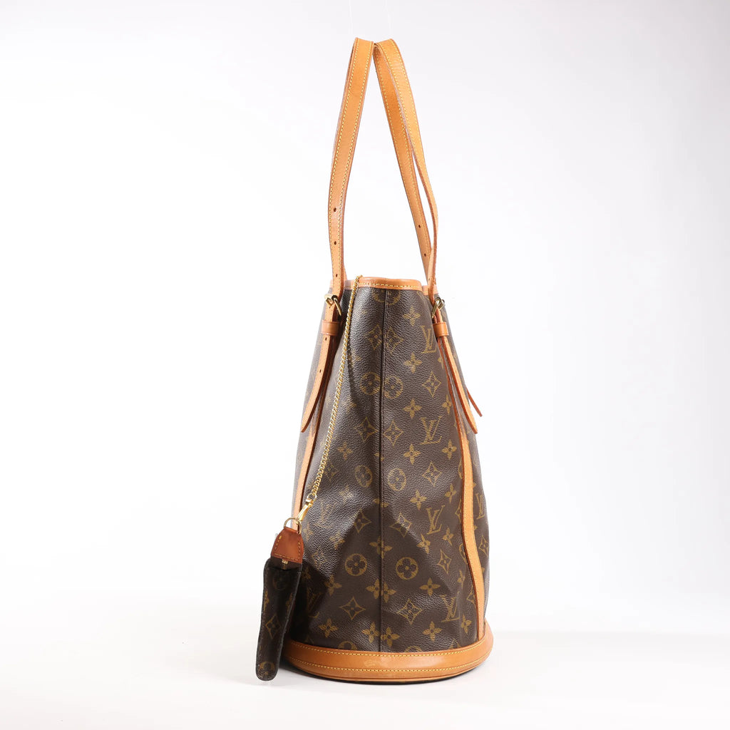 Louis Vuitton Monogram Canvas Bucket GM Shoulder Bag M42236