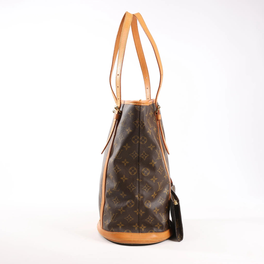 Louis Vuitton Monogram Canvas Bucket GM Shoulder Bag M42236
