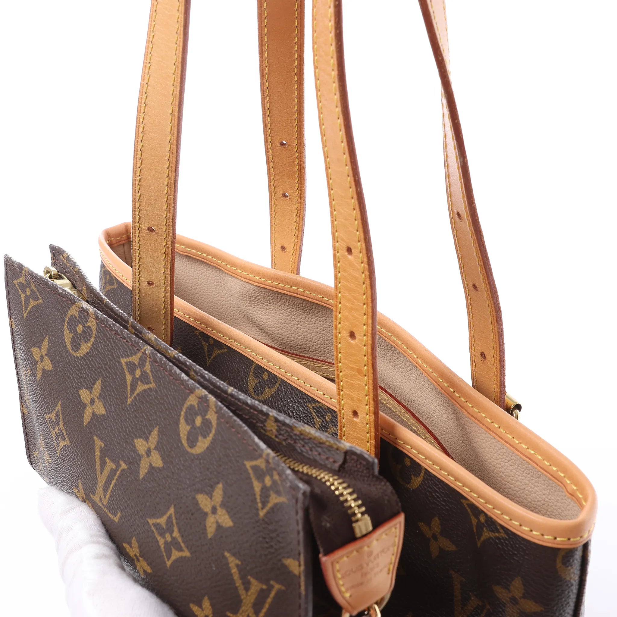 Louis Vuitton Bucket GM Monogram Canvas Shoulder Bag in Brown M42236