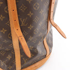 Louis Vuitton Bucket GM Monogram Canvas Shoulder Bag in Brown M42236