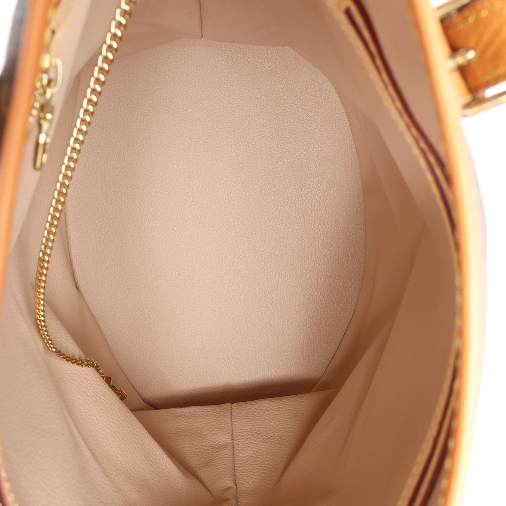 Louis Vuitton Bucket GM Monogram Canvas Shoulder Bag in Brown M42236