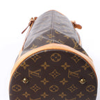 Louis Vuitton Bucket GM Monogram Canvas Shoulder Bag in Brown M42236