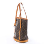 Louis Vuitton Bucket GM Monogram Canvas Shoulder Bag in Brown M42236