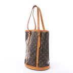 Louis Vuitton Bucket GM Monogram Canvas Shoulder Bag in Brown M42236