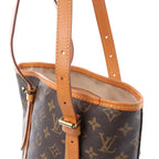 Louis Vuitton Bucket GM Monogram Canvas Shoulder Bag in Brown M42236