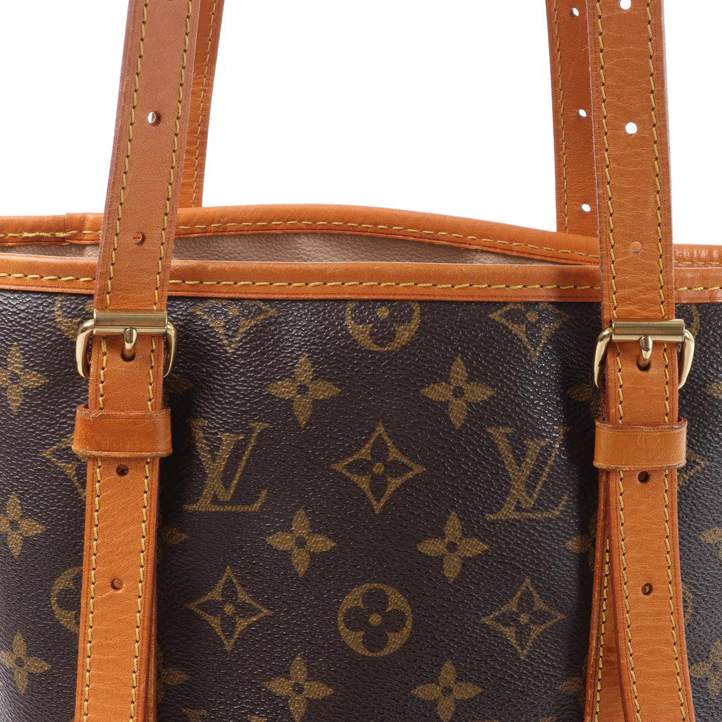 Louis Vuitton Bucket GM Monogram Canvas Shoulder Bag in Brown M42236