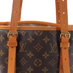 Louis Vuitton Bucket GM Monogram Canvas Shoulder Bag in Brown M42236