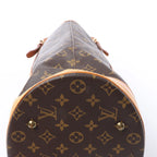 Louis Vuitton Bucket GM Monogram Canvas Shoulder Bag in Brown M42236