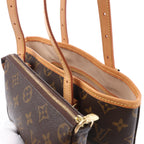 Louis Vuitton Bucket GM Monogram Canvas Shoulder Bag in Brown