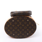 Louis Vuitton Bucket GM Monogram Canvas Shoulder Bag in Brown