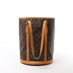 Louis Vuitton Bucket GM Monogram Canvas Shoulder Bag in Brown M42236