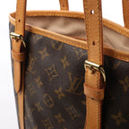 Louis Vuitton Bucket GM Monogram Canvas Shoulder Bag in Brown M42236