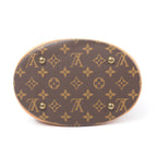 Louis Vuitton Bucket PM Monogram Canvas Shoulder Bag in Brown M42238