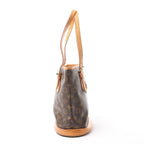 Louis Vuitton Bucket PM Monogram Canvas Shoulder Bag in Brown M42238