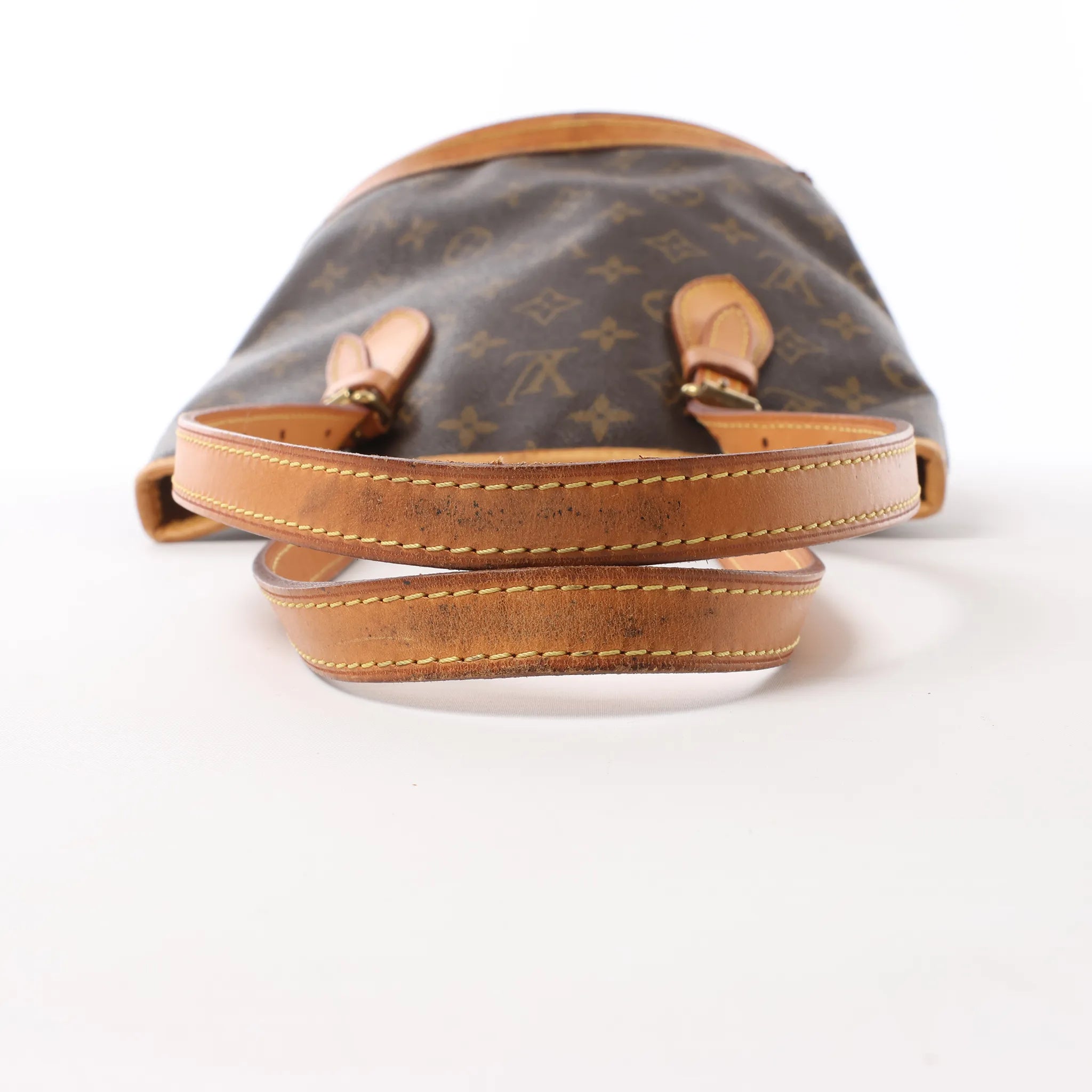 Louis Vuitton Bucket PM Monogram Canvas Shoulder Bag in Brown M42238