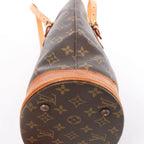 Louis Vuitton Bucket PM Monogram Canvas Shoulder Bag in Brown M42238