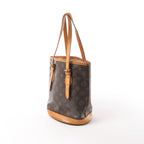 Louis Vuitton Bucket PM Monogram Canvas Shoulder Bag in Brown M42238
