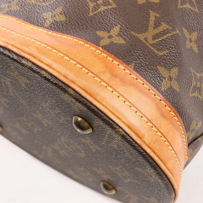 Louis Vuitton Monogram Canvas Bucket PM Shoulder Bag in Brown M42238