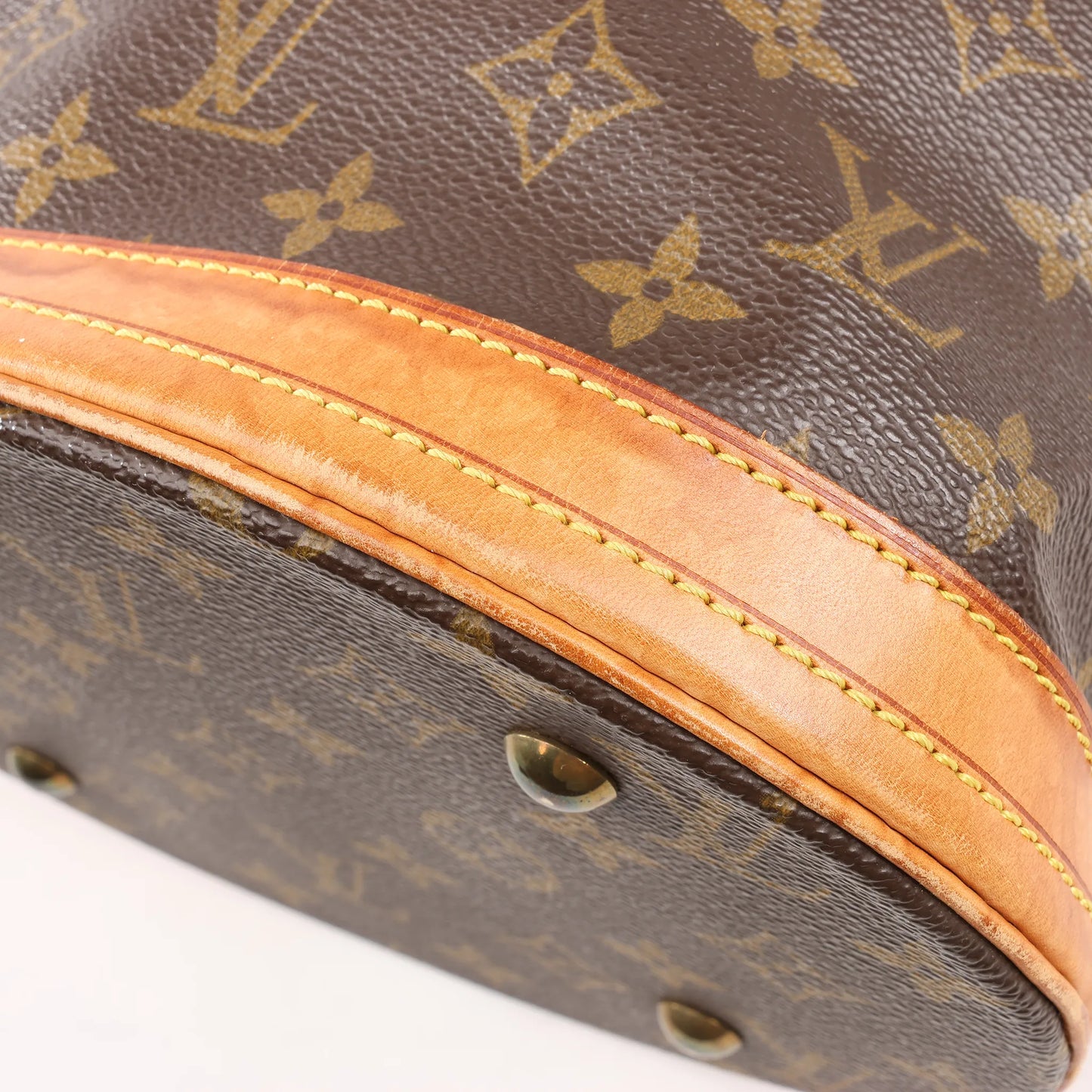Louis Vuitton Monogram Canvas Bucket PM Shoulder Bag in Brown M42238