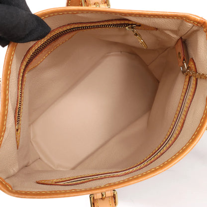 Louis Vuitton Monogram Canvas Bucket PM Shoulder Bag in Brown M42238