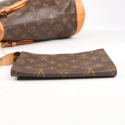 Louis Vuitton Monogram Canvas Bucket PM Shoulder Bag in Brown M42238