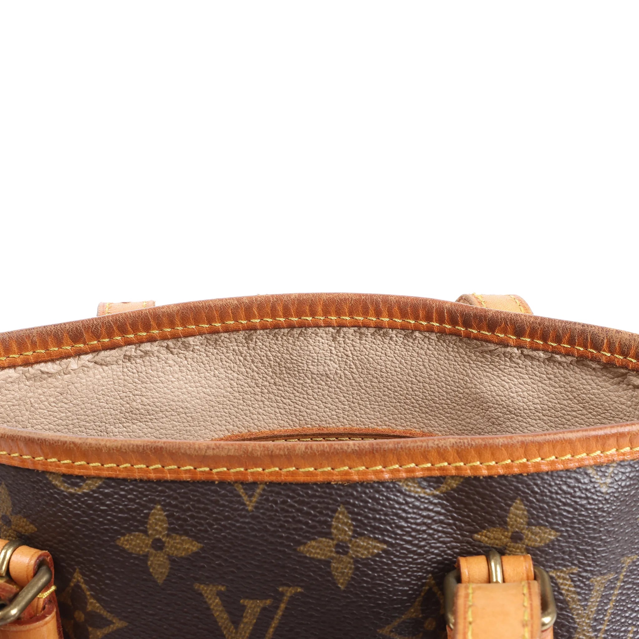 Louis Vuitton Bucket PM Monogram Canvas Shoulder Bag in Brown M42238