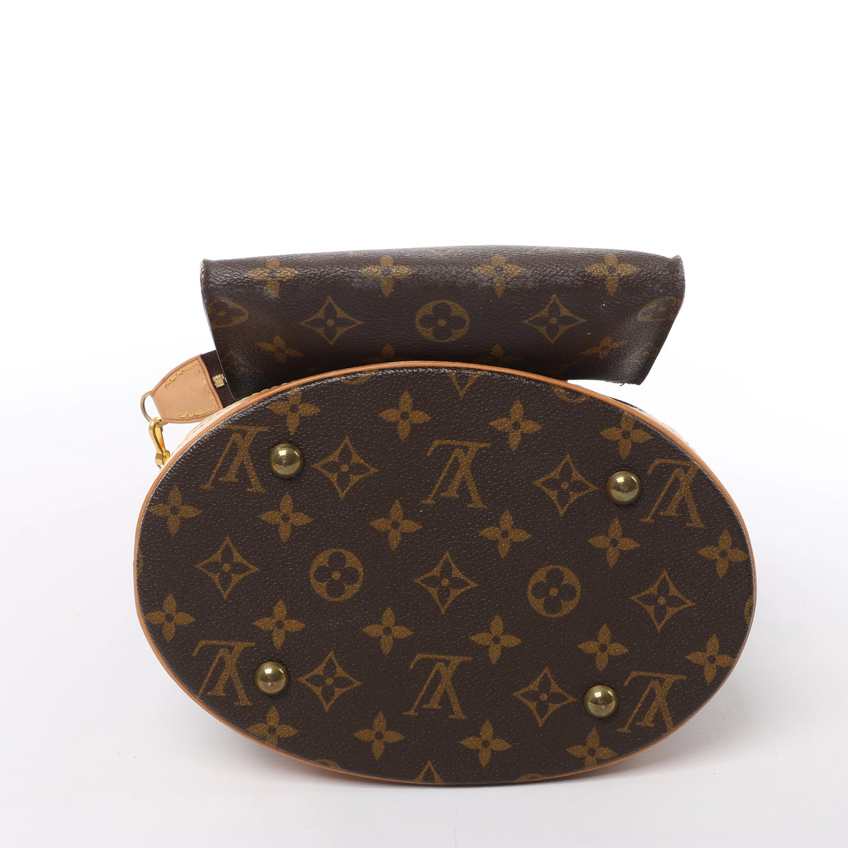 Louis Vuitton Bucket PM Monogram Shoulder Bag in Brown M42238