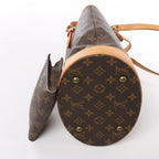 Louis Vuitton Bucket PM Monogram Shoulder Bag in Brown M42238