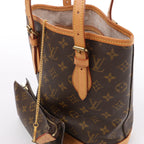Louis Vuitton Bucket PM Monogram Shoulder Bag in Brown M42238