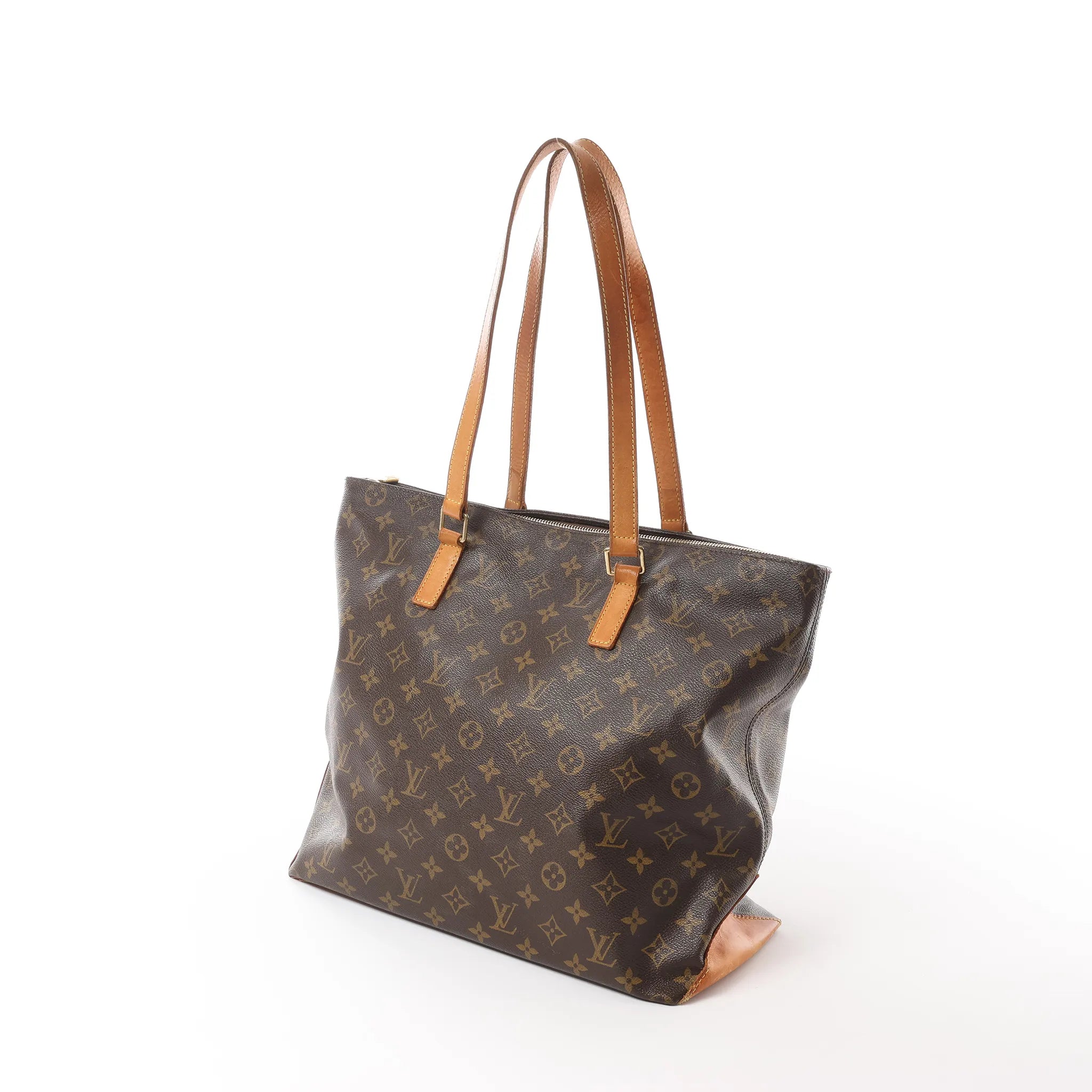 Louis Vuitton Cabas Mezzo Monogram Shoulder Bag in Brown M51151