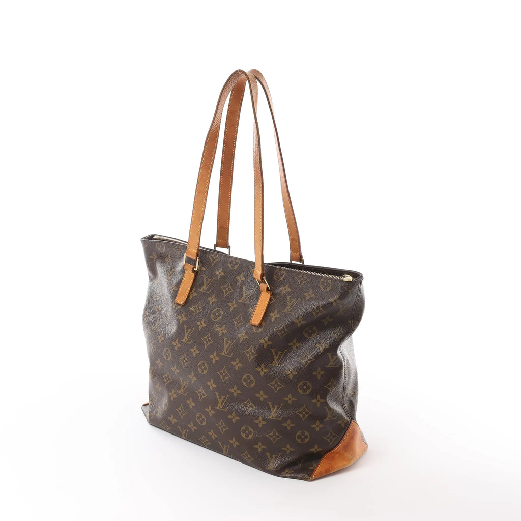 Louis Vuitton Cabas Mezzo Monogram Shoulder Bag in Brown M51151
