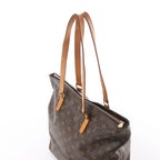 Louis Vuitton Cabas Mezzo Monogram Shoulder Bag in Brown M51151