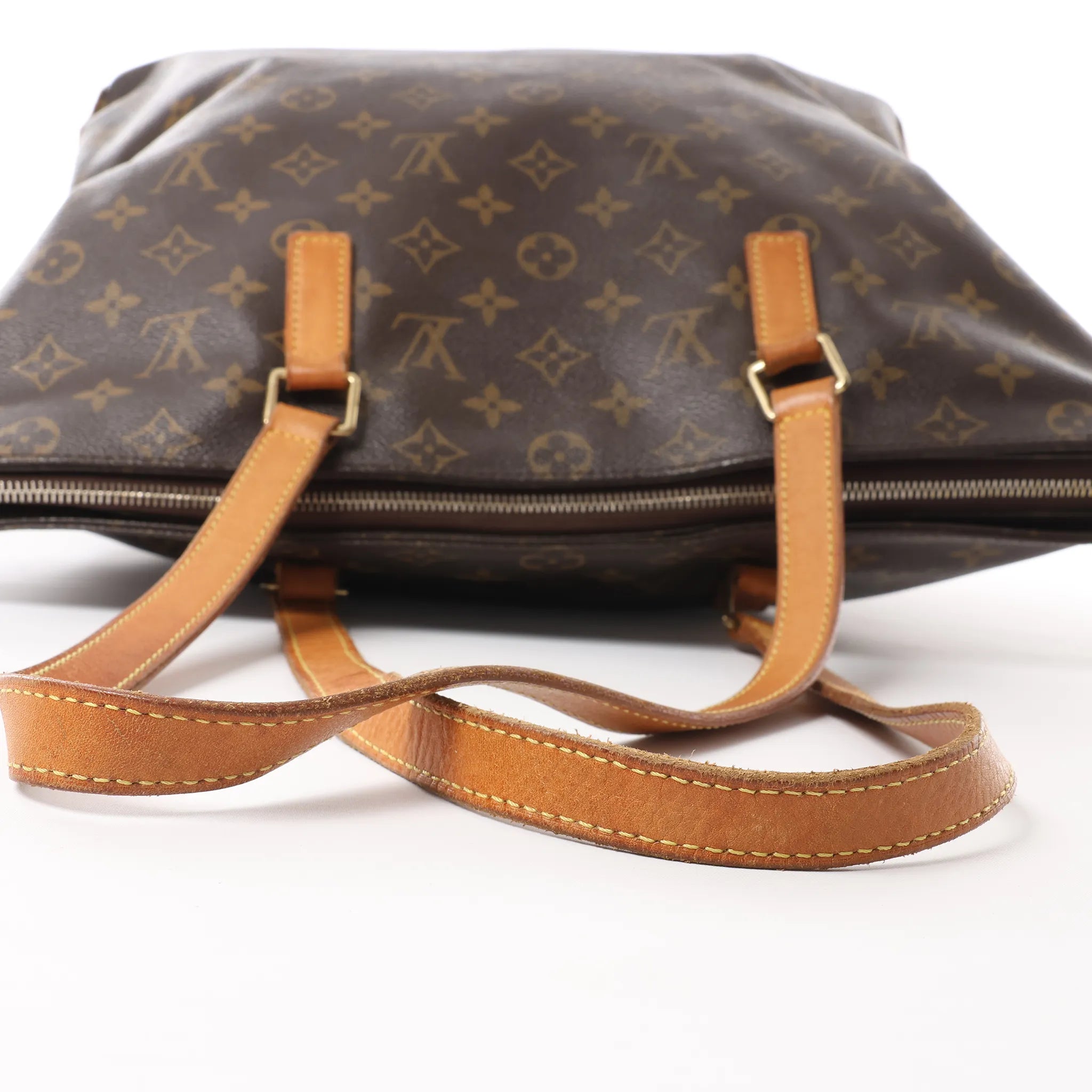 Louis Vuitton Cabas Mezzo Monogram Shoulder Bag in Brown M51151