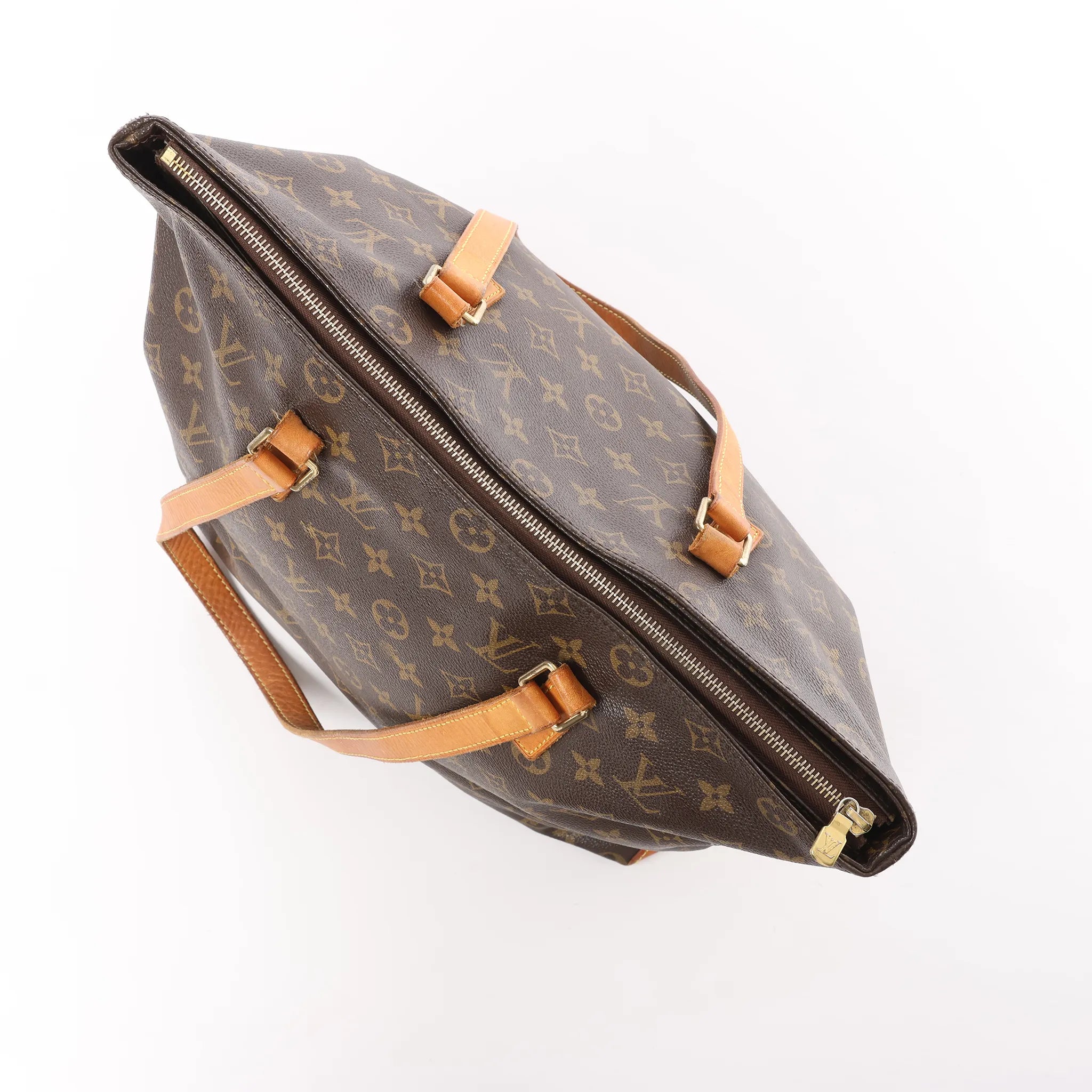 Louis Vuitton Cabas Mezzo Monogram Shoulder Bag in Brown M51151