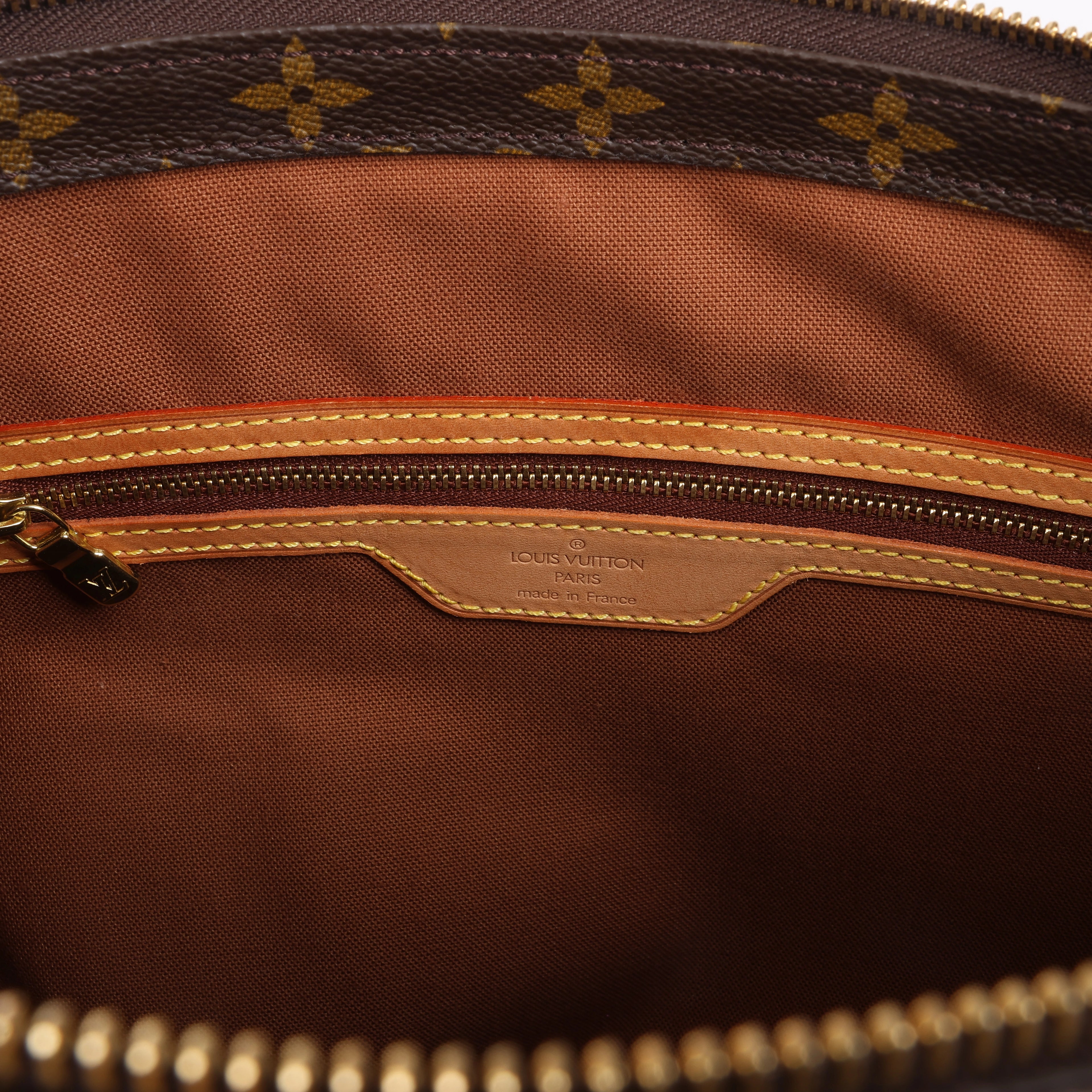 Louis Vuitton Cabas Mezzo Monogram Canvas Shoulder Bag in Brown M51151