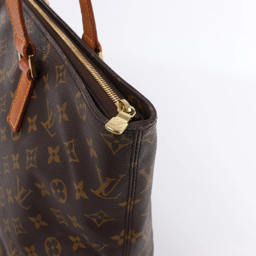 Louis Vuitton Cabas Mezzo Monogram Canvas Shoulder Bag in Brown M51151