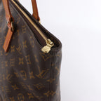 Louis Vuitton Cabas Mezzo Monogram Canvas Shoulder Bag in Brown M51151