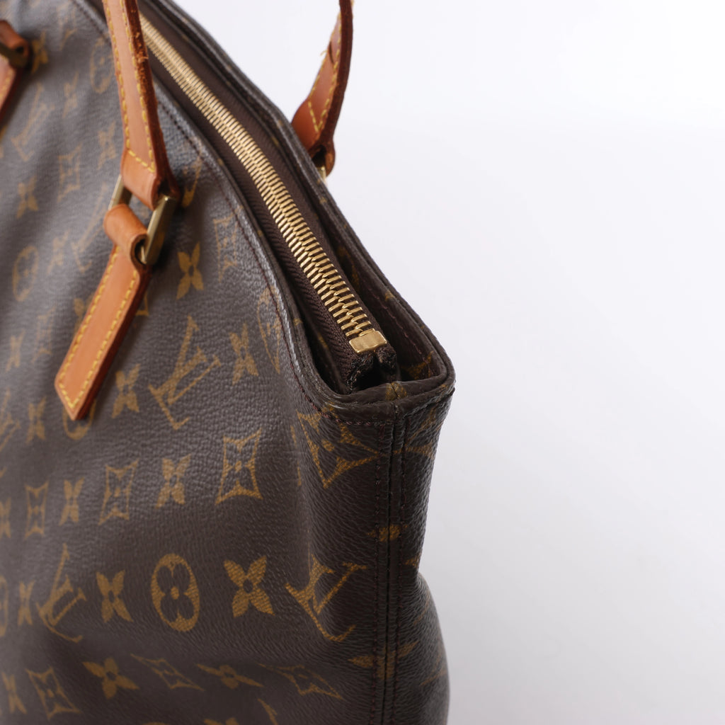 Louis Vuitton Cabas Mezzo Monogram Canvas Shoulder Bag in Brown M51151